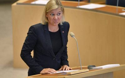 Finansminister med gloria på sned